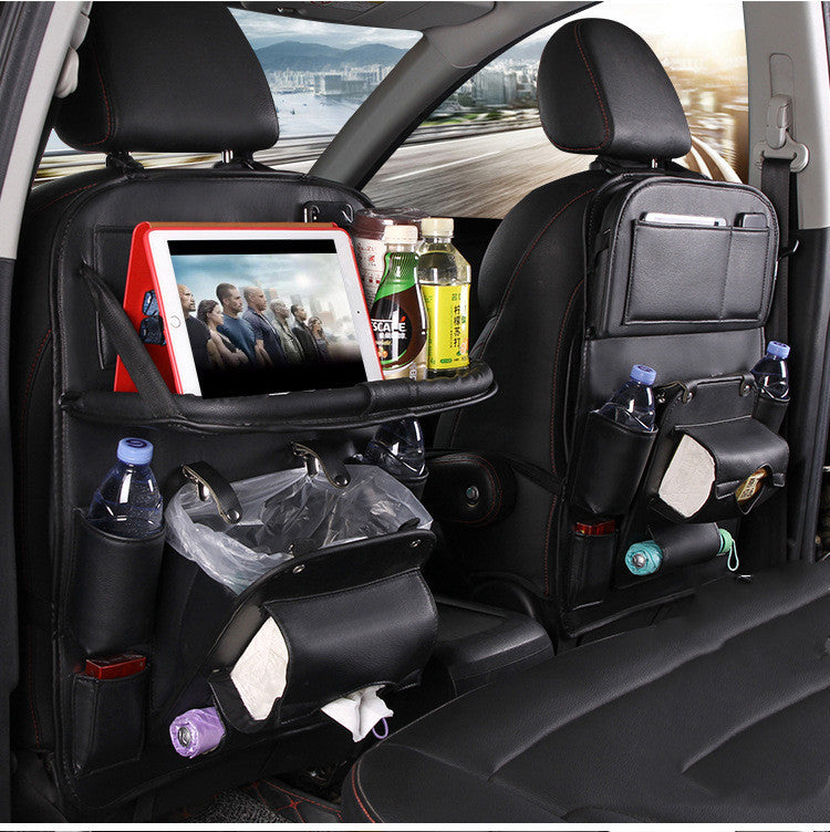 Leather Car Storage Multifunction Seat Back